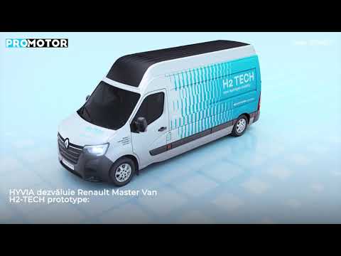 Renault Master Van H2-TECH prototype by HYVIA. Autoutilitara cu pile de combustibil
