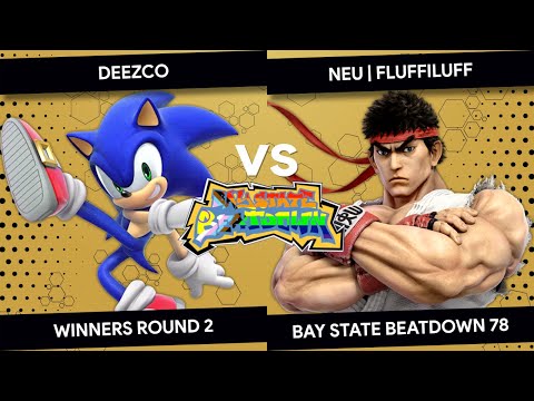 Bay State Beatdown 78 - Deezco (Sonic) vs NEU | Fluffiluff (Ryu) - Winners Round 2