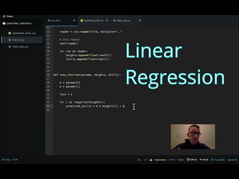 Parameter Estimation Linear Regression From Scratch Python