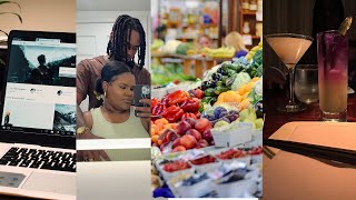 VLOG: Trying to be Productive! grocery run, skin care, date night & MORE| BrightAsDae