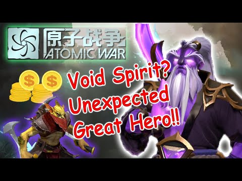 Void Spirit Is A Hidden Powerful Hero! - Atomic War | Dota2 Custom Game