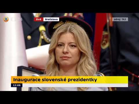 Slovakia National Anthem | Čaputová Inauguration 2019