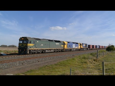 7902V Pacific National Mildura Container Train - PoathTV Australian Railways