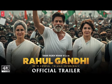 Rahul Gandhi - Trailer | ShahRukh Khan as Rahul Gandhi | Katrina Kaif | Anushka Sharma | In 2025
