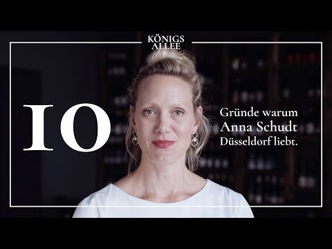 10 Gründe warum Anna Schudt Düsseldorf liebt.