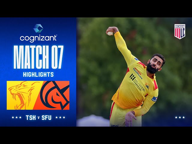 Cognizant Major League Cricket Game 7 Highlights | Texas Super Kings vs. San Fransisco Unicorns