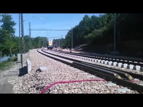 Rekonstrukce trati Beroun - Králův Dvůr, práce na 2TK a zhlaví Žst. Beroun