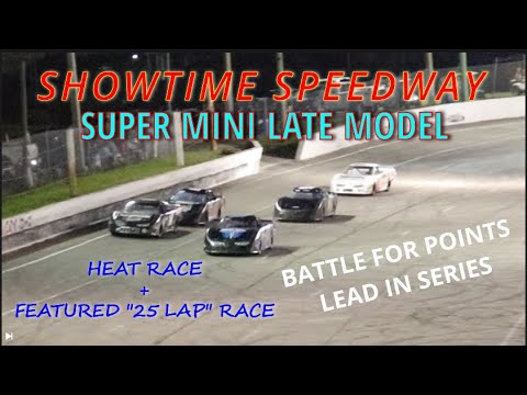HEAT+FEATURED OVAL RACE Super Mini Late Model! Drivers Battle for 1st + Points in series