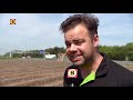Aspergeboer Willem van Gerven vertelt dat ze door de hitte twee dagen eerder zijn gestopt met asp...