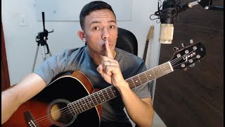 NÃO TEM SEGREDO!  TOQUE QUALQUER MÚSICA DE OUVIDO FAZENDO ASSIM...