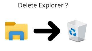 What happens if you delete Explorer.exe in Windows 10 ?