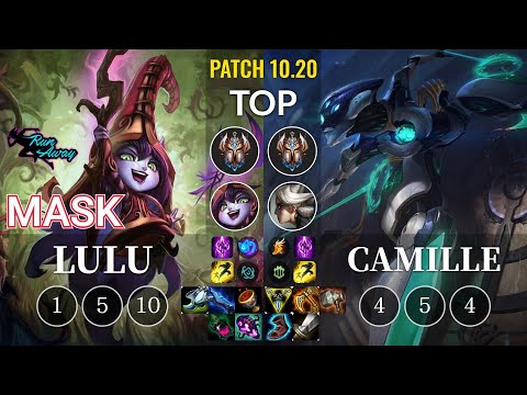 RNW Mask Lulu vs Camille Top - KR Patch 10.20