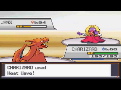 Pokemon Soul Silver - Team Fire Red - Saffron Gym SABRINA (Rematch)
