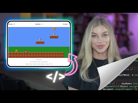 Learn JavaScript by building Mario! (Super simple!)