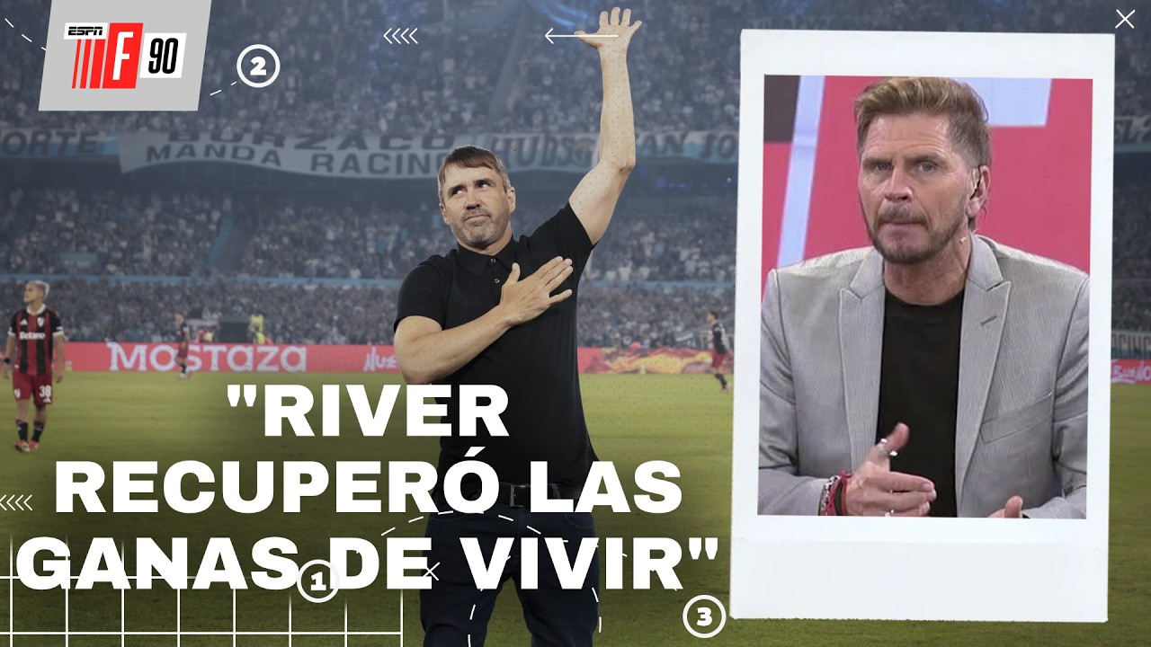 "RIVER TENÍA QUE GANAR ANTES DEL SUPERCLÁSICO" | ROJO, EL APUNTADO EN RACING | #ESPNF90 CON VIGNOLO