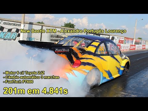 New Beetle com motor Toyota 2JZ. Besouro quebrando recordes!