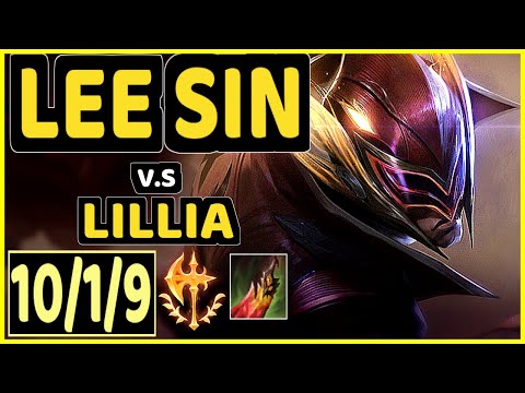 4LAN (LEE SIN) vs LILLIA - 10/1/9 KDA JUNGLE GAMEPLAY - BR Ranked DIAMOND