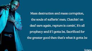 The Weeknd &amp; Kendrick Lamar - Pray For Me (lyrics)