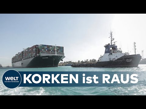 SUEZ-DEBAKEL: Ever Given-Havarie - Teuerste Stau der Welt löst sich langsam auf