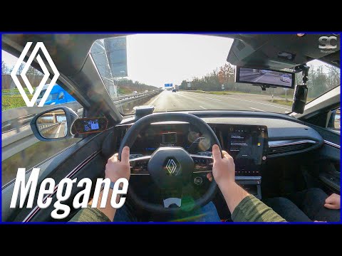2022 Renault Megane E-Tech [218 HP] - POV Autobahn Top Speed Drive