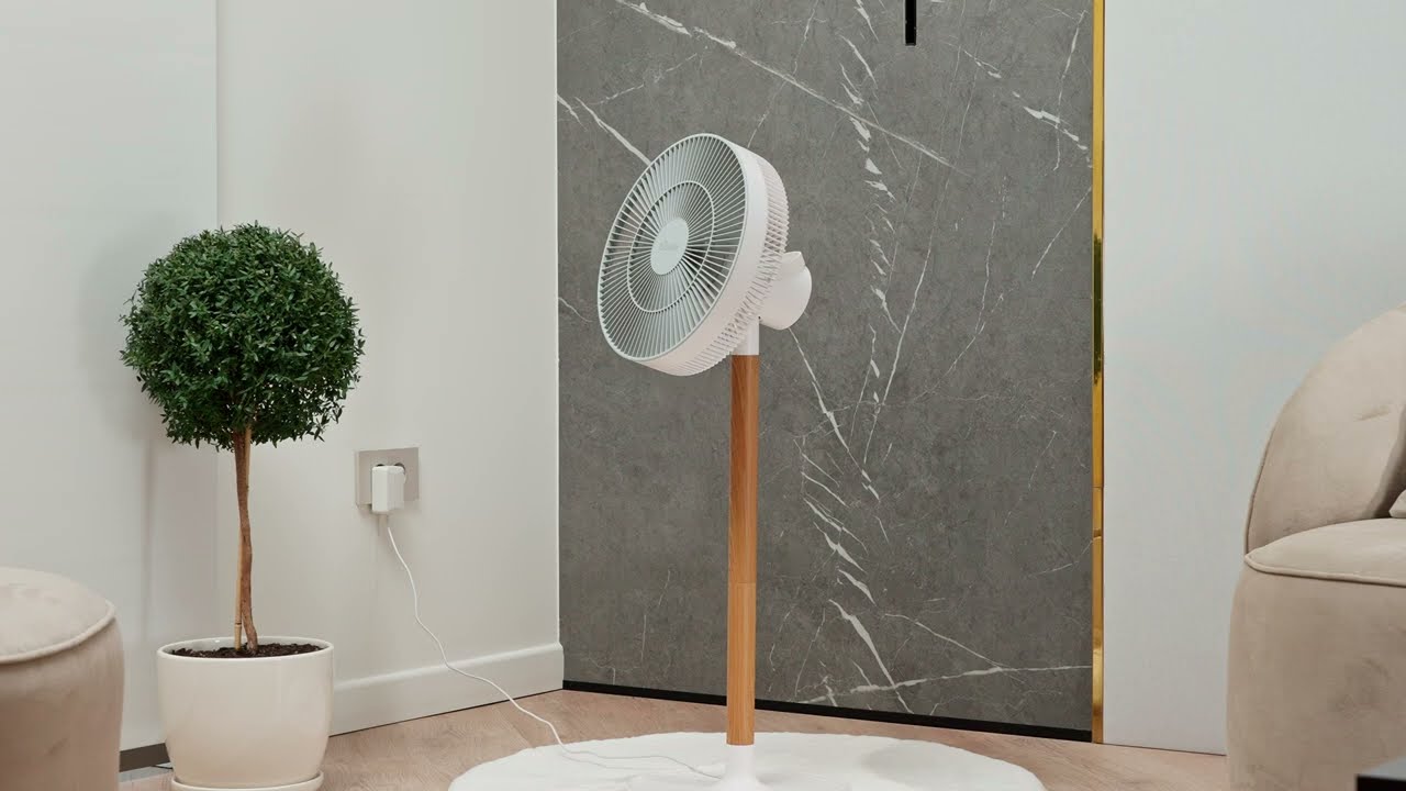 Ventilator de cameră VENTO, silențios, 12 viteze, telecomandă, 2 dimensiuni, oscilare automată, 24 W