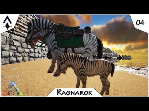 Erupting Volcano and Breeding Equus! : Ragnarok : Ep4 : IronMine : Ark Gameplay