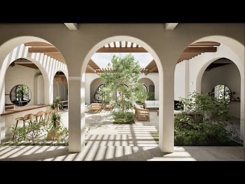 House With Courtyard - UE5 Visualizatio :: Behance