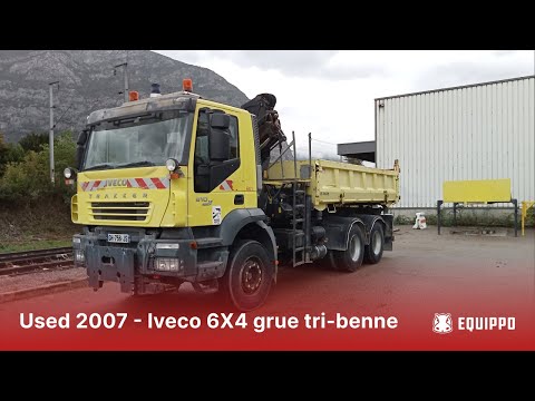 Used 2007 - Iveco 6X4 grue tri-benne | Used Truck-Mounted Crane | equippo.com |