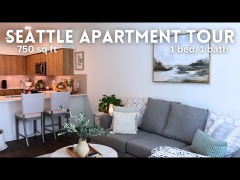 1 BEDROOM APARTMENT TOUR 🏡 what $2300 gets you in seattle
