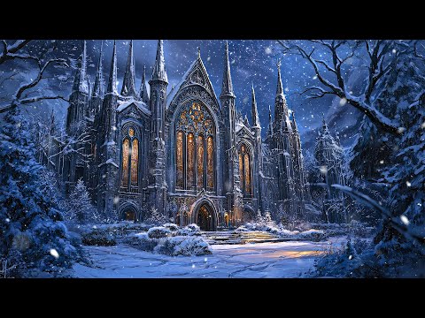 The Winter Cathedral of Aeloria — Celtic Snowy Ambience for Calm, Focus & Mystery