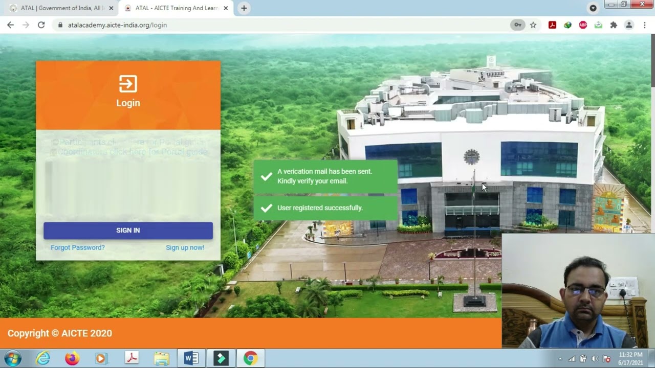 AICTE ATAL FDP REGISTRATION PROCESS.