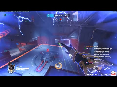 NECROS NANO GENJI GOD! [ OVERWATCH SEASON 24 TOP 500 ]