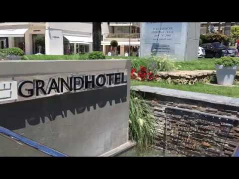 Look up - Flying right over the treetops in Cannes