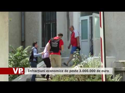 Infracțiuni economice de peste 3 000 000 de euro