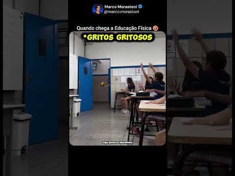 Matéria favorita é educação física🤣#motivação #inspiração #felicidade #divertido #escola #professor