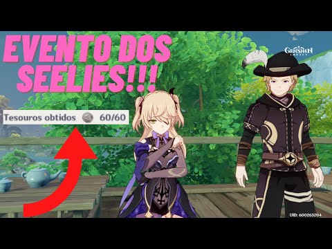 Genshin Impact - Caça aos Tesouros/Costa do Falcão (Evento dos Seelies)