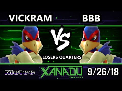S@X 269 SSBM - Vickram (Falco) Vs. BBB (Falco) Smash Melee Losers Quarters
