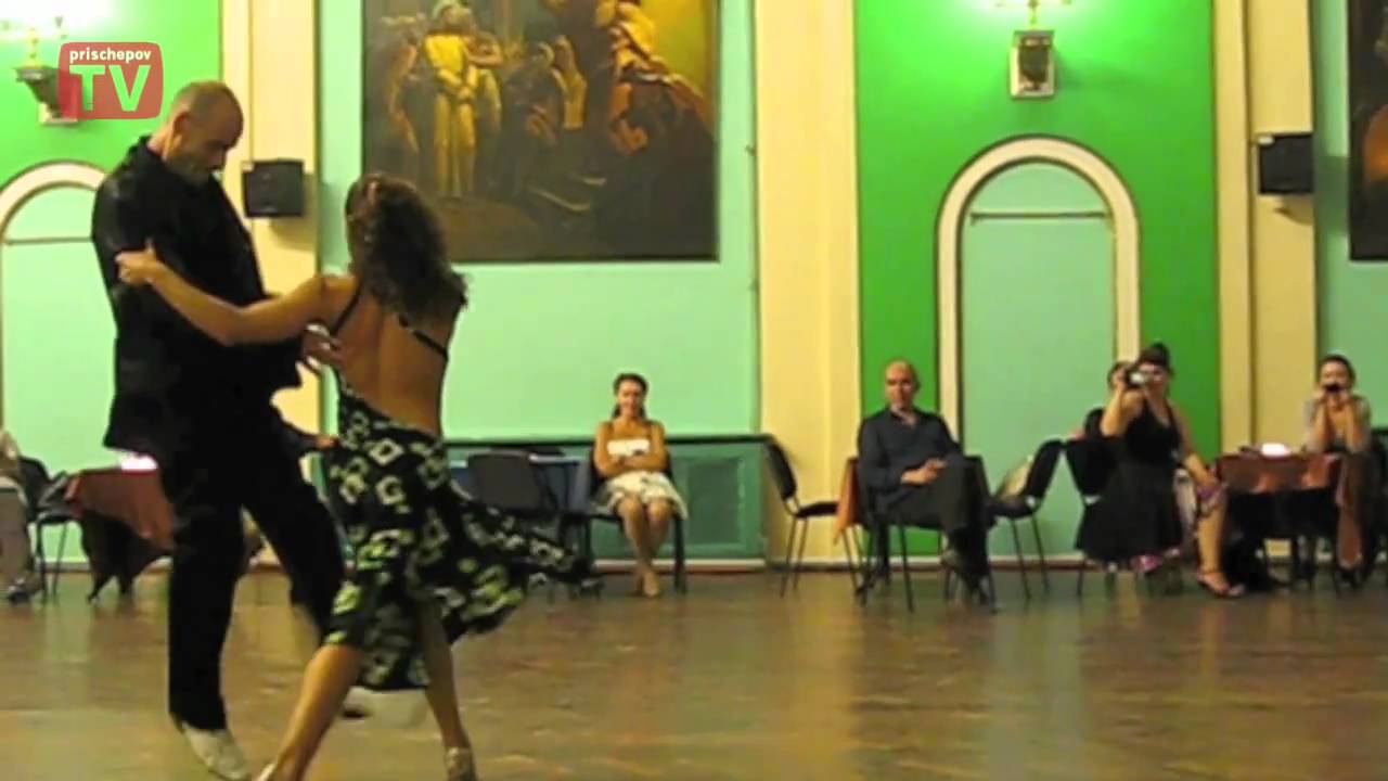 Juan Capriotti & Graciana Romeo, Russia, Moscow, archive by EdissaTangoClub,  26.11.2010