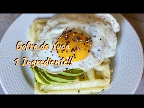 GOFRE DE YUCA CON SÓLO 1 INGREDIENTE!!