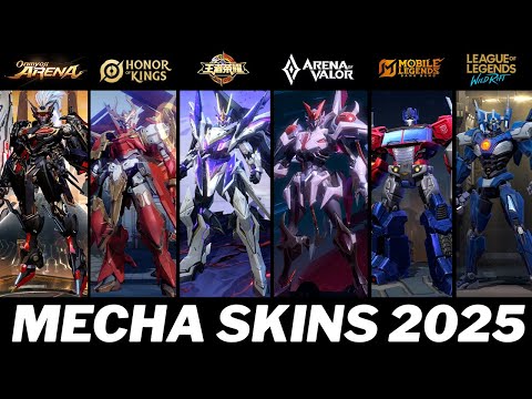 Top Mecha Skin 2025 : Entrace | MLBB, HOK, Wildrift, OA, AOV, LOG