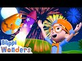 Blippi Learns About Fireworks Blippi Wonders Vehicles For Kids Educational Cartoons