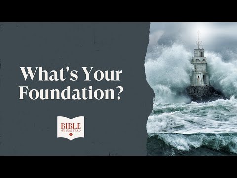 What's Your Foundation? - Isaiah 28