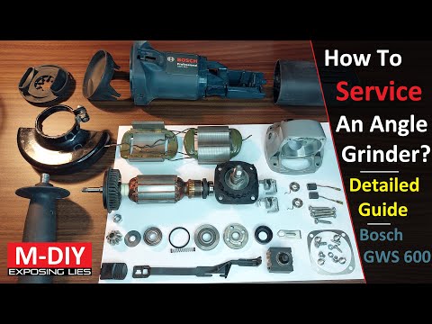 How To Service An Angle Grinder? | Detailed Guide | Bosch GWS 600