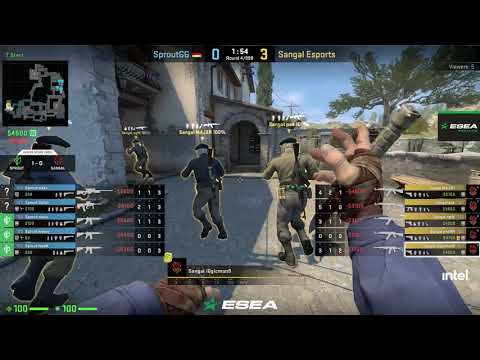 SANGAL vs SPROUT | Bo3 | ESEA Premier S36 | 2. Harita INFERNO