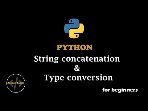 Python String Concatenation And Type Conversions Explained Learn With Examples