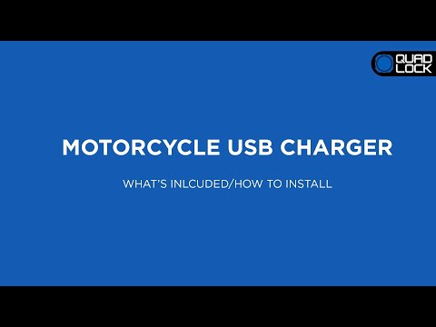 Quad Lock USB Motorcycle Charger