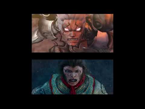 Asura's Wrath vs Journey to the west side by side
