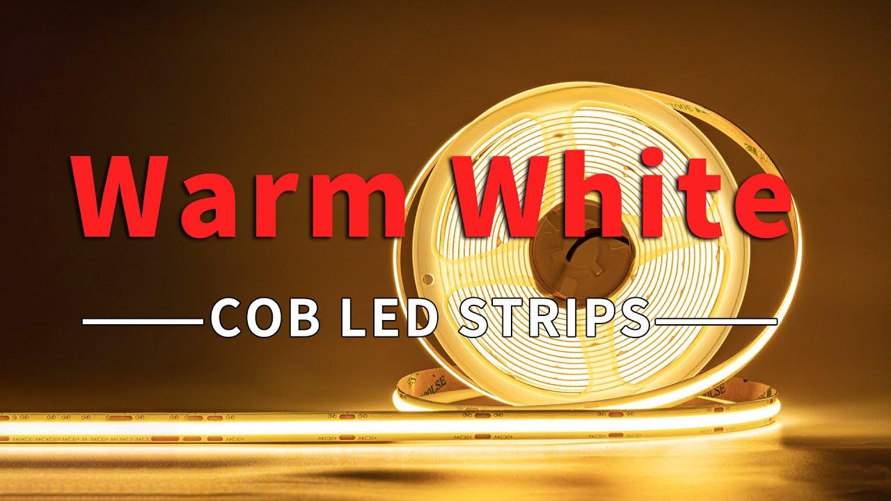 LED Strips Warm White-- 3000K white COB LED Strips Review