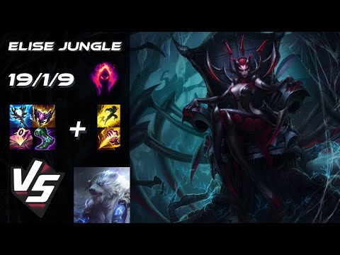 JUNGLE Elise vs Volibear - EU Grandmaster Patch 14.21