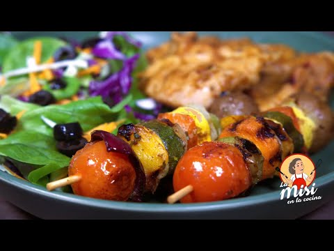 Brochetas de Vegetales